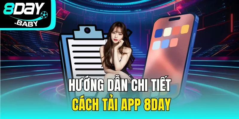 Hướng dẫn chi tiết cách tải app 8DAY